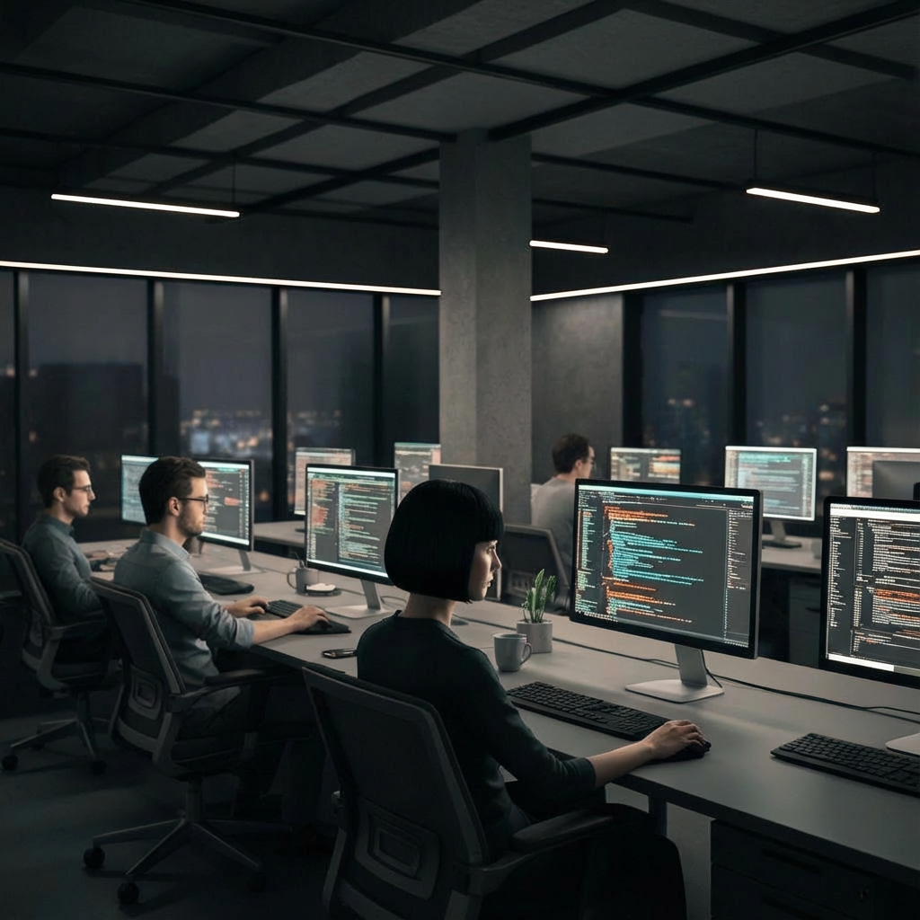 Tech office background